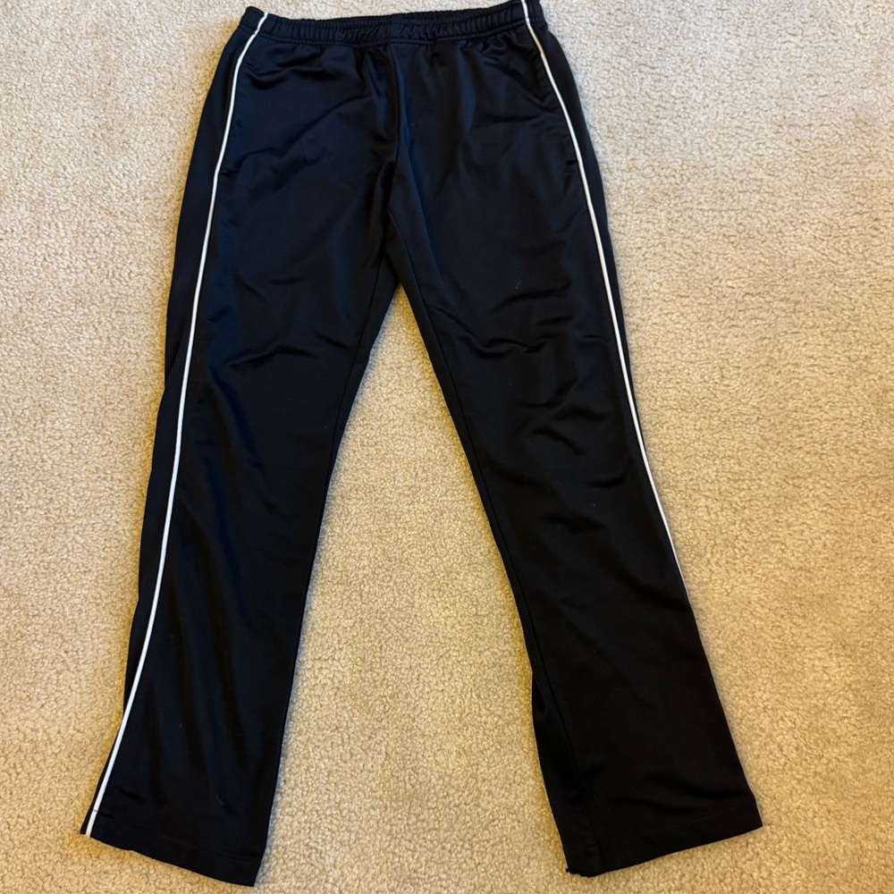 Soffe Black Polyester Track Pants